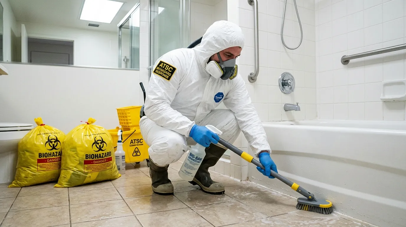 Decontamination equipment deployed for Blood Cleanup in Lemmon Valley